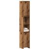 vidaXL Mobile Armadio da Bagno 30x30x183,5 cm con/Senza Manico Colori Diversi vidaXL