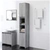 vidaXL Mobile Armadio da Bagno 30x30x183,5 cm con/Senza Manico Colori Diversi vidaXL