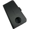 Cover Astuccio Wallet Flip Per Nokia C10 C20 In Pelle Sintetica Nero Oro Rosé