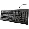 TRUST TECLADO TK-150 SILENT UK TAMAÃ'O COMPLETO TECLAS SILENCIOSAS RESISTENTE A