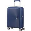 American Tourister Soundbox Trolley da cabina 55 cm Blu Navy Notte trolley