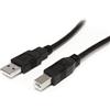 StarTech Cavo Attivo USB 2.0 USB-A a USB-B 9m, M/M, Nero (USB2HAB30AC) | Amplificazione Attiva del Segnale per Lunghe Distanze, Ideale per Stampanti