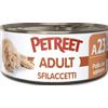 PETREET NATURA SFILACCETTI DI POLLO CON SALMONE A23 GR.70