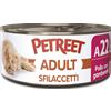PETREET NATURA SFILACCETTI DI POLLO CON GAMBERETTI A22 GR.70