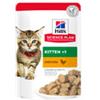 Hill's Science Plan feline Kitten bocconcini al pollo - 6 bustine da 85gr.