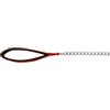 TRIXIE GUINZAGLIO CATENA 3 mm CON MANIGLIA 100 cm rosso