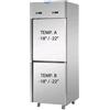 Tecnodom Armadio frigo in acciaio inox combinato negativo e nagativo (congelatore) gastronorm tecnodom a207midnn