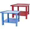 SOGI Banco da lavoro SOGI 1 metro con piano in acciaio portata 1000 kg - blu/rosso