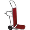 FORCAR Carrello Porta Valigie per Trasporto Rapido con Maniglie - Ottonato o Cromato - Portata Max Kg 100