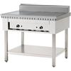 Pollini Cuocipiada a Gas su Trespolo Inox - Capacità 8 Piadine - Potenza 13,4 KW