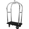 Forcar Carrello portavaligie appendi abiti Modello PV2021I in tubolare inox Dim. cm L.110 P.62 H.198