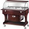 Forcar Carrello refrigerato in legno Modello CLR2787W con cupola in plexiglas