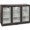 CoolHead Frigorifero retro banco a 6 ripiani 3 porte battenti\Espositore bibite Modello BBC330H Capacità Lt. 320 Temp.°C. 1 / 10 Dim. cm L.135 P.52 H.90