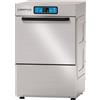 Ristosubito Lavabicchieri elettronica Compack in acciaio inox con addolcitore automatico Altezza massima bicchiere cm 27,5 Diam. max piatto cm 29,5 cesto da 40 Modello PL29E