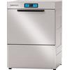 Ristosubito Lavastoviglie / Lavapiatti elettronica Compack in acciaio inox con addolcitore automatico incorporato Altezza massima bicchiere cm 32 Diam.max piatto cm 35 Cesto quadrato 50X50 Modello PL54E