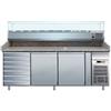 Forcar Tavolo refrigerato/Banco Pizza ventilato Modello PZ2610TN33 due porte e cassettiera