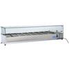 CoolHead Vetrina refrigerata porta bacinelle Modello VRX18/38 in acciaio INOX Compatibile con vaschette 8 x GN1/3