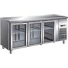 Forcar Tavolo Refrigerato Gastronomia Modello GN3100TNG tre porte vetro GN1/1 ventilato
