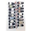 Ristosubito Espositore per bottiglie di vino classiche design Capacità bottiglie 18 colore trasparente Modello Plex100