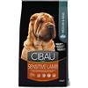 Cibau adult medium & maxi sensitive agnello 12 kg