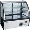 FORCAR Vetrina Bar da Banco VPR100 con Vetri Curvi - Refrigerazione Ventilata - Capacità Lt 100