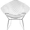 KNOLL poltrona con cuscino BERTOIA DIAMOND - 421LCK-W-VO785