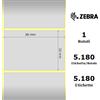 Zebra Etichette Zebra - Z-Ultimate 3000T Silver, formato 38 x 25