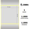 Zebra Etichette Zebra - Z-Ultimate 3000T Silver, formato 76 x 76