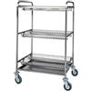 Forcar Carrello di servizio porta piatti Modello CA1400 1 piano scolabicchieri + 2 piani scolapiatti