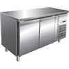 FORCAR Tavolo Refrigerato Gastronomia a 2 Porte - Profondità Cm 70 - Capacità lt 282 - Temp -2° +8°C
