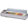 TecFrigo Espositore Da Banco refrigerato Modello GASTROSERVICECOLD 1600C Contiene Bacinelle GN (tutti i formati GN H MAX. 10 cm)