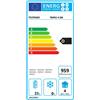 TecFrigo Vetrina refrigerata Da Banco Modello TAPAS4GN Contiene bacinelle GN1/3 Cm 32,5x17,6x4