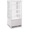 CoolHead Vetrina frigo refrigerata Modello RC78W Capacità Lt. 78 Temp.°C. 4 / 12 Dim. cm L.42.8 P.38.6 H.96