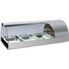 TecFrigo Espositore Da Banco refrigerato Modello GRANSUSHI2GN per sushi Contiene bacinelle GN1/3 E GN/1/1