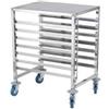 Ristosubito Carrello inox con ripiano 60X40 SR Modello 75056407