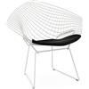 KNOLL poltrona con cuscino BERTOIA DIAMOND - 421LWK-A-K102122