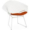 KNOLL poltrona con cuscino BERTOIA DIAMOND - 421LWK-A-K10218