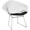 KNOLL poltrona con cuscino BERTOIA DIAMOND - 421LCK-A-K102122