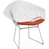 KNOLL poltrona con cuscino BERTOIA DIAMOND - 421LCK-A-K10218