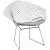 KNOLL poltrona con cuscino BERTOIA DIAMOND - 421LCK-A-K102120