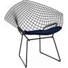 KNOLL poltrona con cuscino BERTOIA DIAMOND - 421LBLK-A-K102114