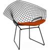 KNOLL poltrona con cuscino BERTOIA DIAMOND - 421LBLK-A-K10218