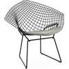 KNOLL poltrona con cuscino BERTOIA DIAMOND - 421LBLK-A-K102120