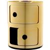 KARTELL comodino COMPONIBILI a due elementi METALLIZZATI PRECIOUS COLLECTION - 5966-GG