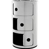 KARTELL comodino COMPONIBILI a tre elementi METALLIZZATI PRECIOUS COLLECTION - 5967-XX