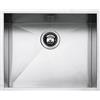 BARAZZA lavello vasca quadra raggio 0 sottotop da 50x40 1Q5040S - 1Q5040S