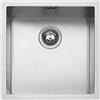 BARAZZA lavello vasca quadra raggio 15 1X4040S sottotop - 1X4040S
