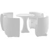 MYYOUR SET COMMUNITY tavolino + 4 poltroncine RHONDA - 12010COMM/005-117