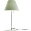 LUCEPLAN lampada da tavolo COSTANZINA D13pi con stelo alluminio e paralume MEZZO TONO VERDE ALCHIMIA - 1D13=NP00020+9D1331437737