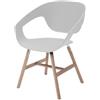 CASAMANIA set da 2 sedie VAD WOOD - CM1129-4SXZ-2PZ